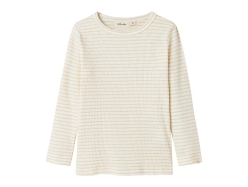 Lil Atelier coconut milk stribet top